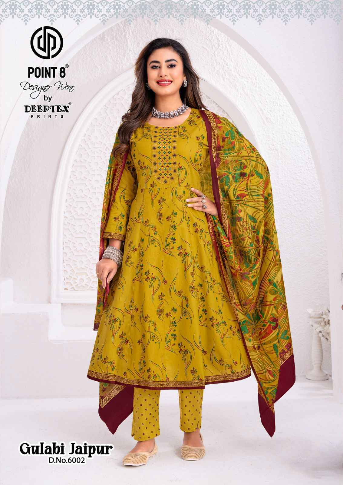 Deeptex Gulabi Jaipur Vol 6 Readymade Cotton Dress 8 pcs Catalogue