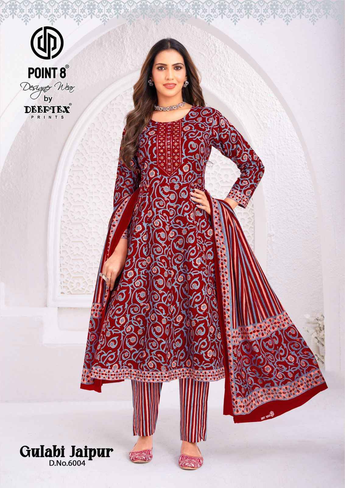 Deeptex Gulabi Jaipur Vol 6 Readymade Cotton Dress 8 pcs Catalogue