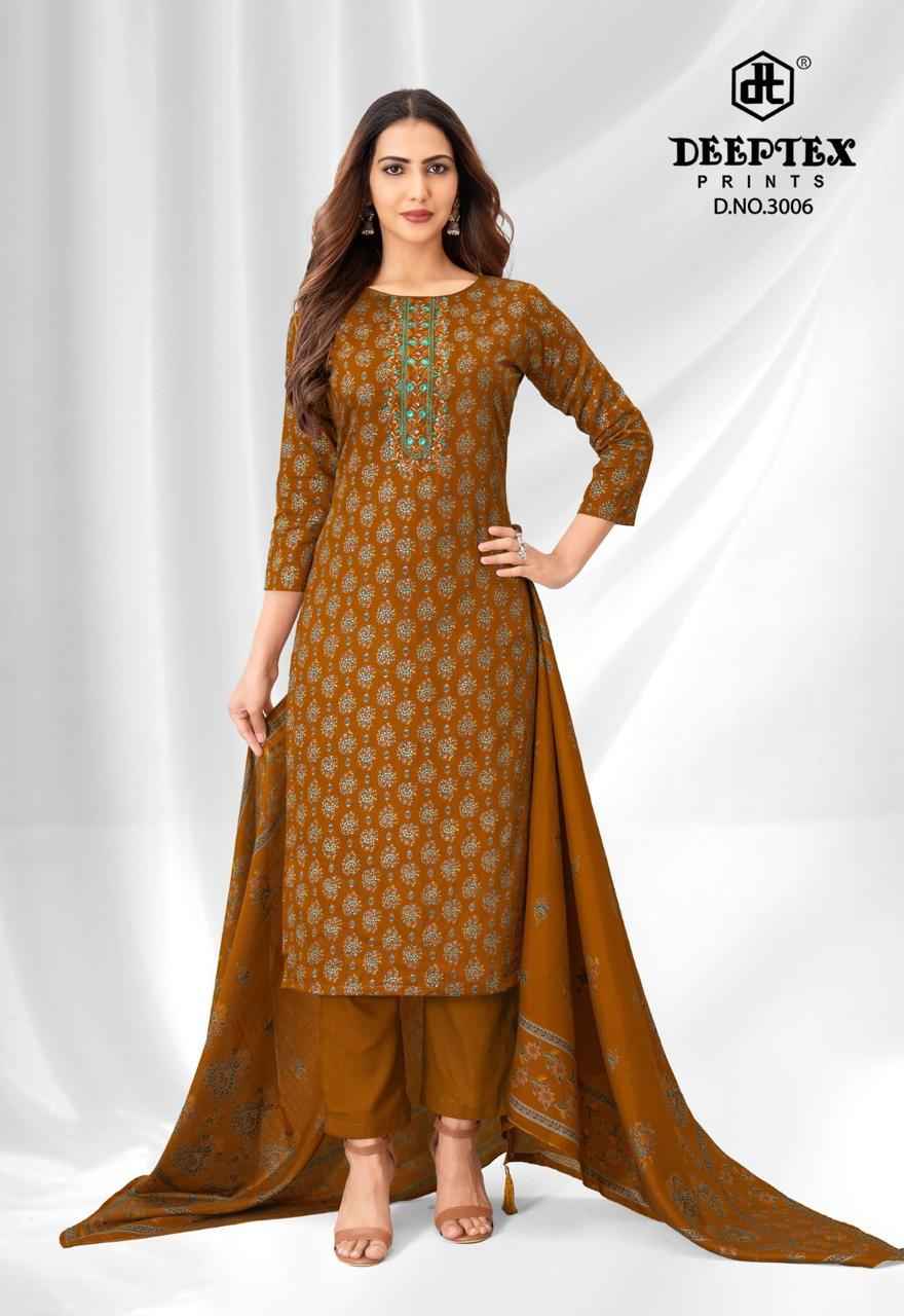 Deeptex Mausami Vol 3 Jam Satin Dress Material 8 pcs Catalogue