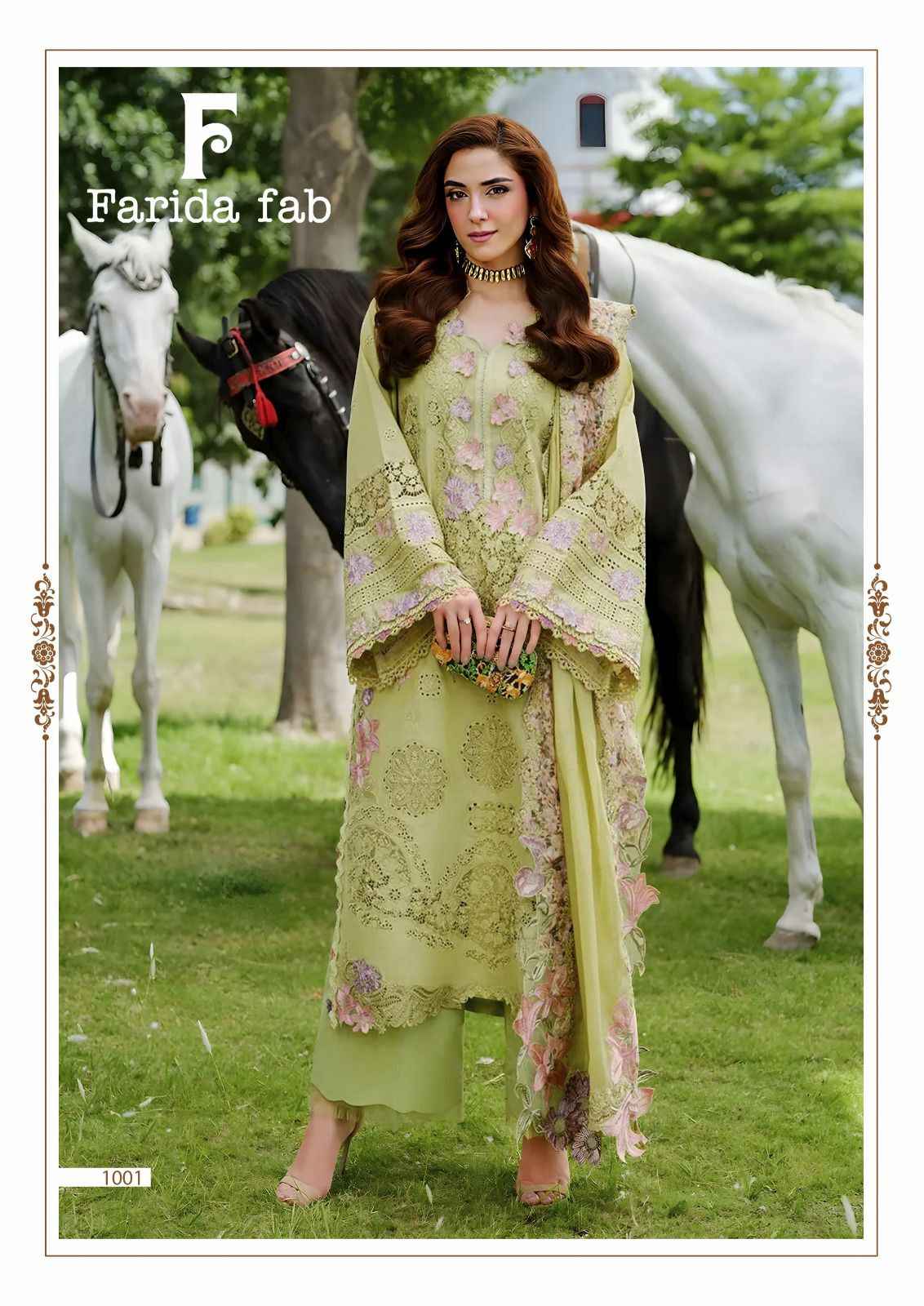 Farida Fab Elaf Premium Readymade Cotton Dress 6 pcs Catalogue