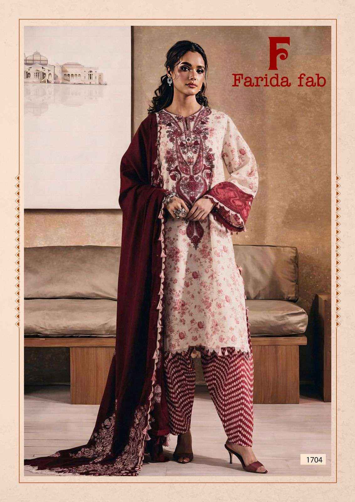Farida Fab Ellija B Vol 17 Readymade Cotton Dress 6 pcs Catalogue