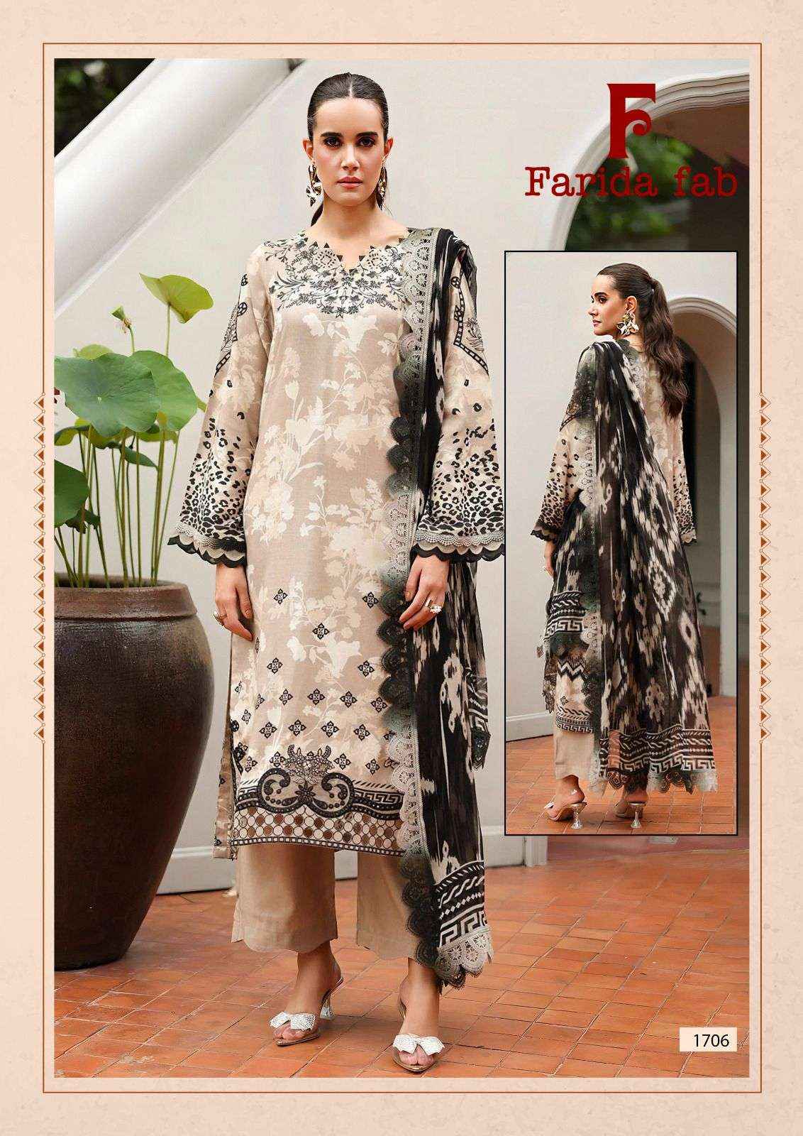 Farida Fab Ellija B Vol 17 Readymade Cotton Dress 6 pcs Catalogue