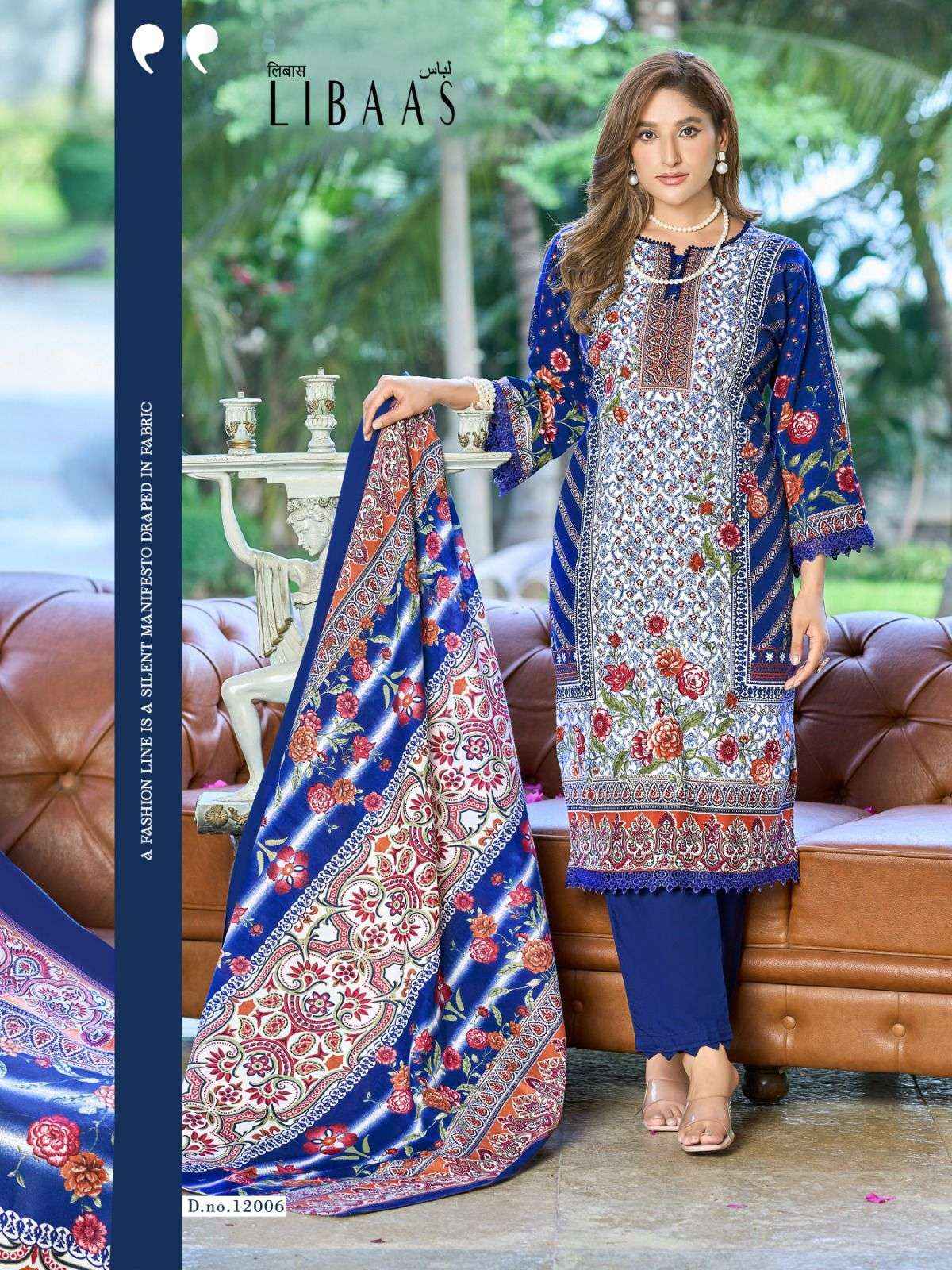 Ganesha Libaas Vol 12 Lawn Cotton Dress Material 8 pcs Catalogue