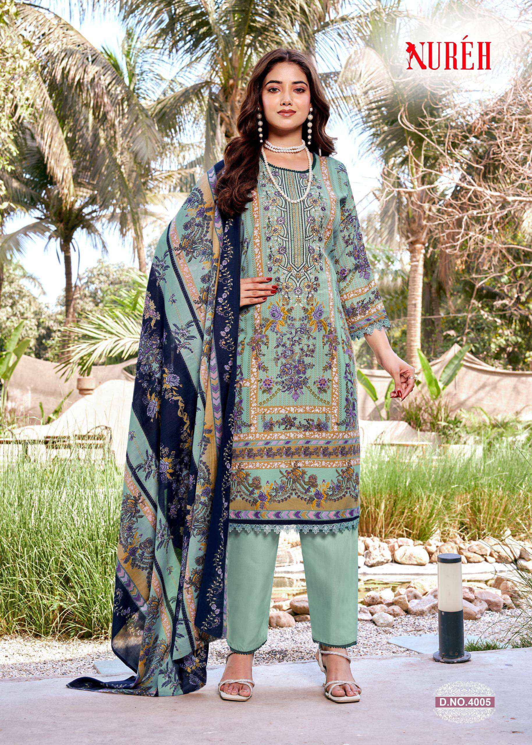 Ganesha Nureh Vol 4 Cotton Dress Material 8 pcs Catalogue