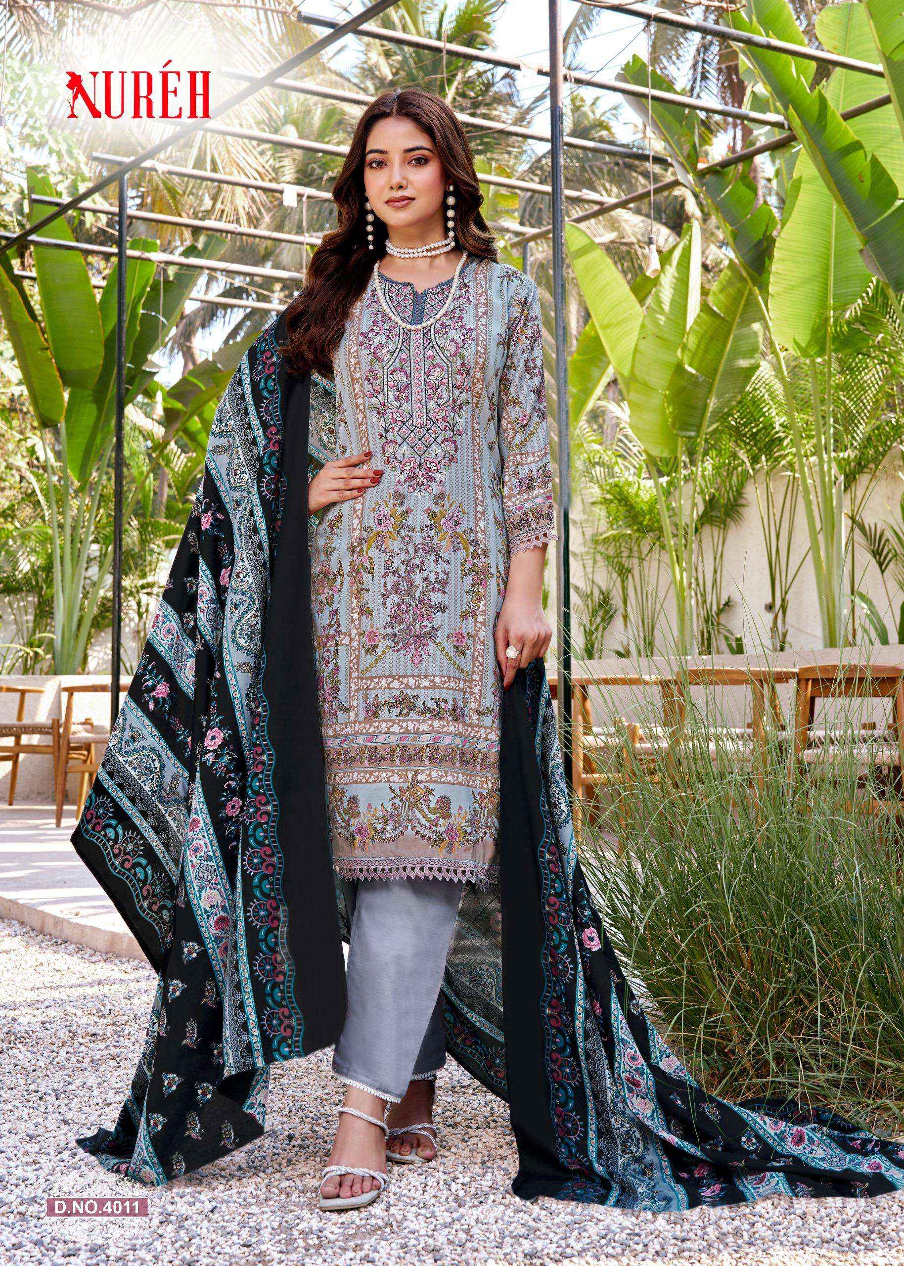 Ganesha Nureh Vol 4 Cotton Dress Material 8 pcs Catalogue