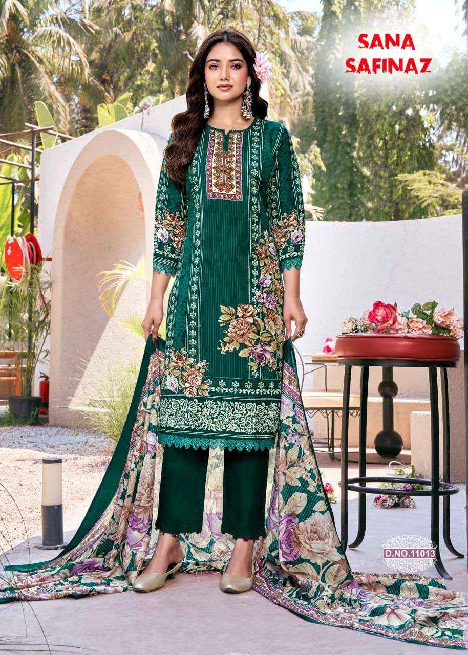 Ganesha Sana Safinaz Vol 11 Cotton Dress Material 8 pcs Catalogue