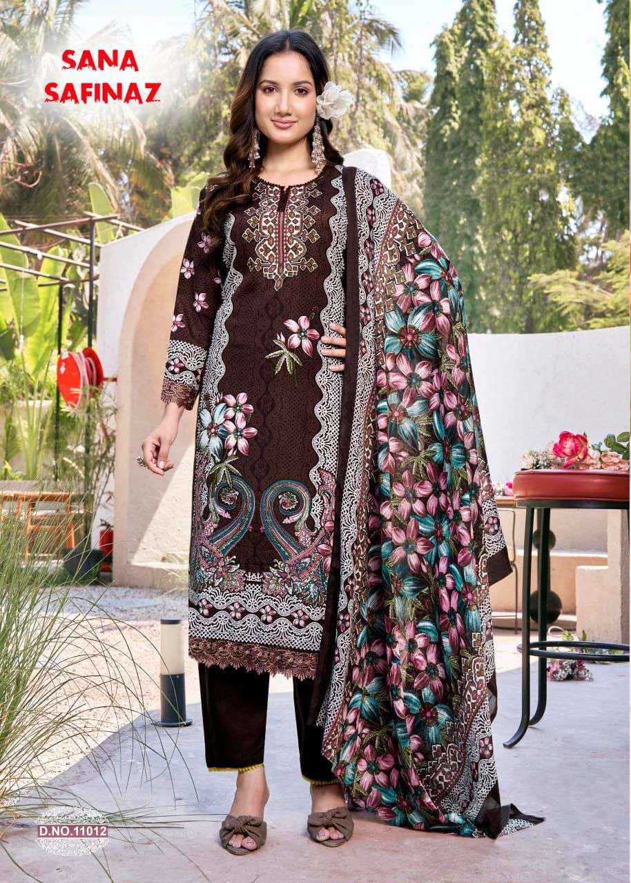 Ganesha Sana Safinaz Vol 11 Cotton Dress Material 8 pcs Catalogue