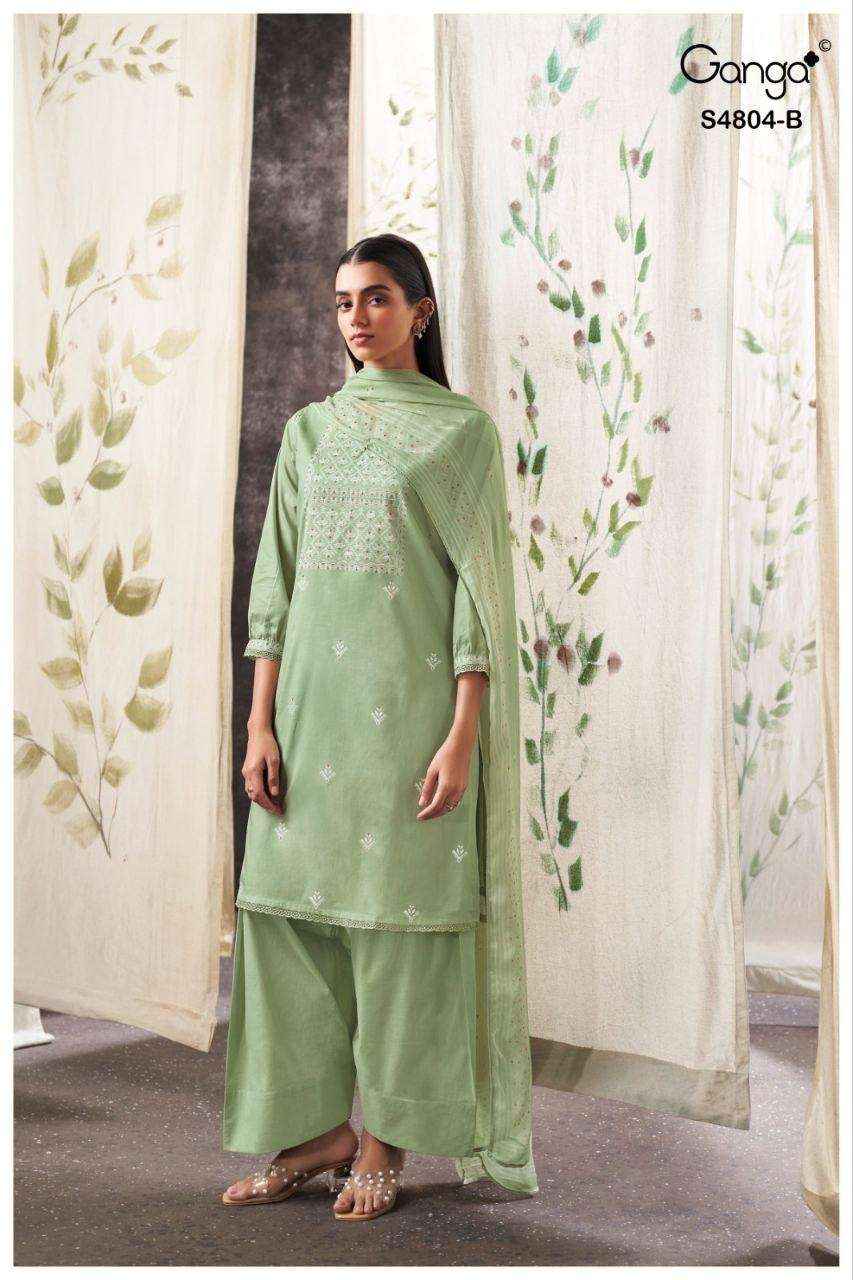 Ganga Drisanae 4804 Cotton Dress Material 4 pcs Catalogue