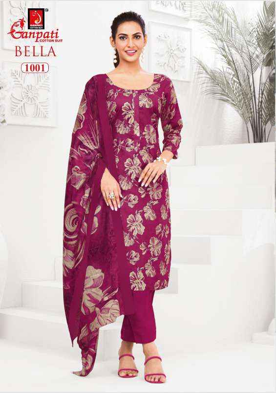 Ganpati Bella Patiyala Vol 10 Readymade Cotton Dress 15 pcs Catalogue
