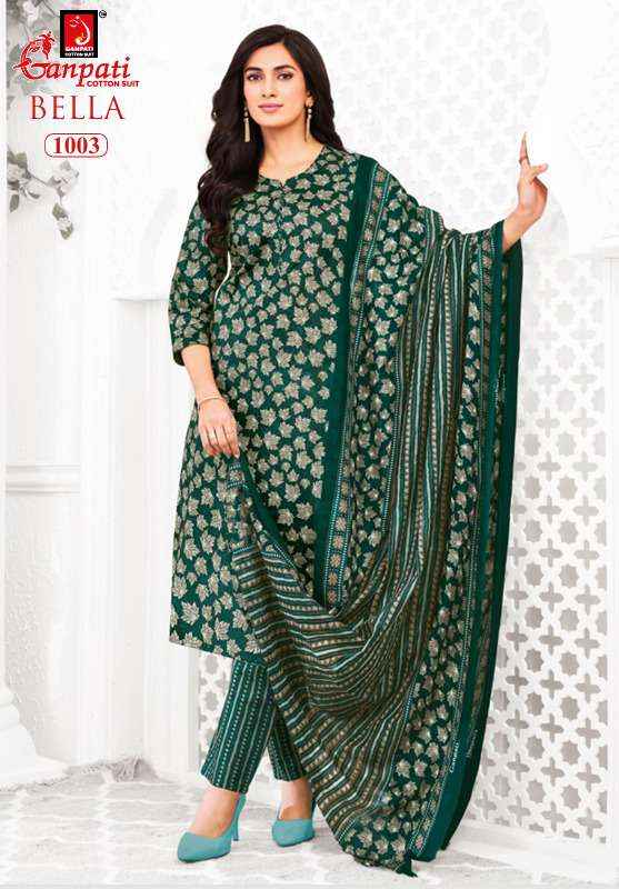 Ganpati Bella Patiyala Vol 10 Readymade Cotton Dress 15 pcs Catalogue
