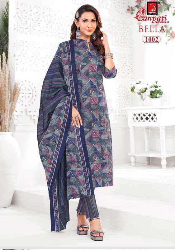 Ganpati Bella Patiyala Vol 10 Readymade Cotton Dress 15 pcs Catalogue