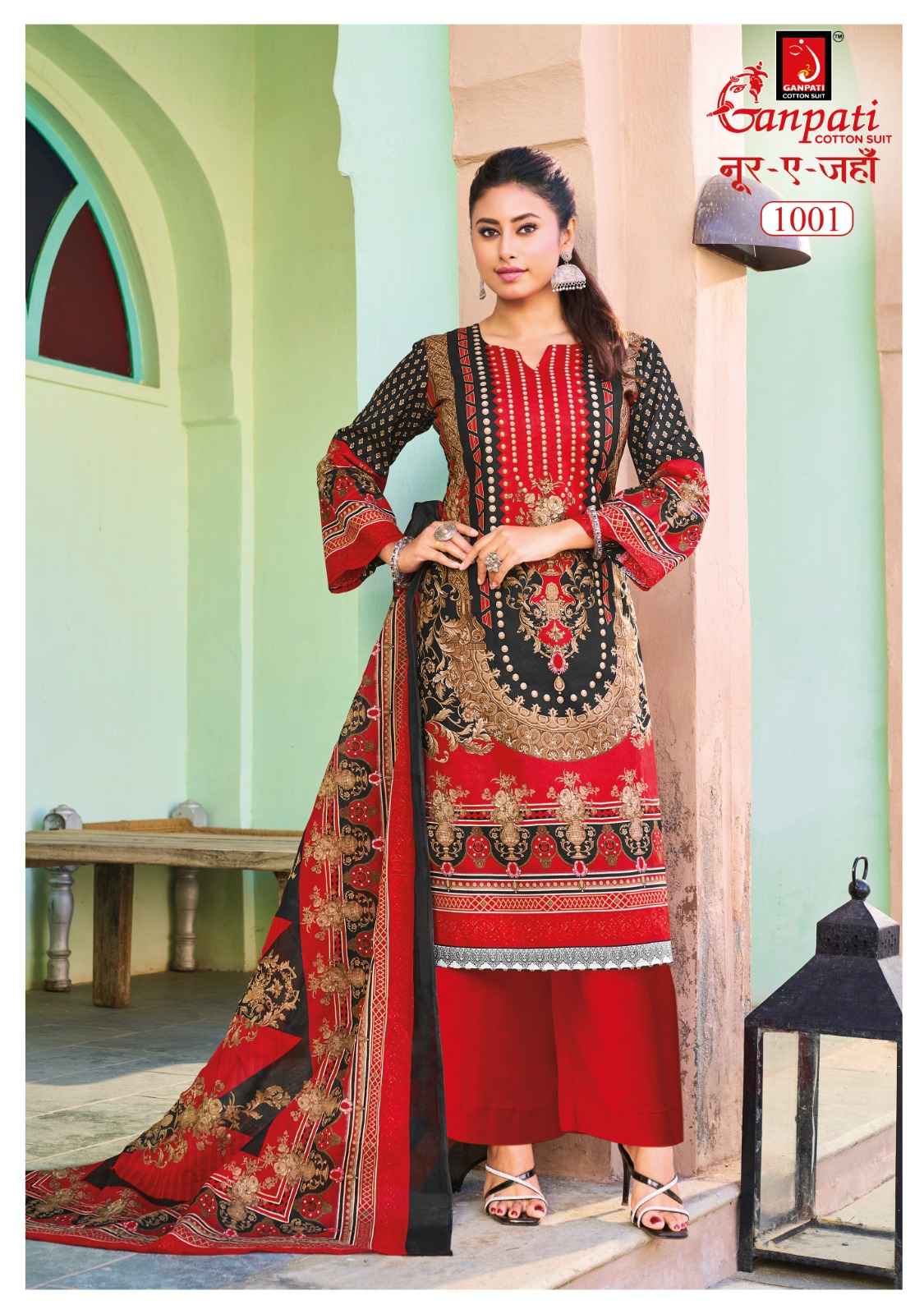 Ganpati Noor E Jahan Vol 1 Readymade Cotton Dress 8 pcs catalogue