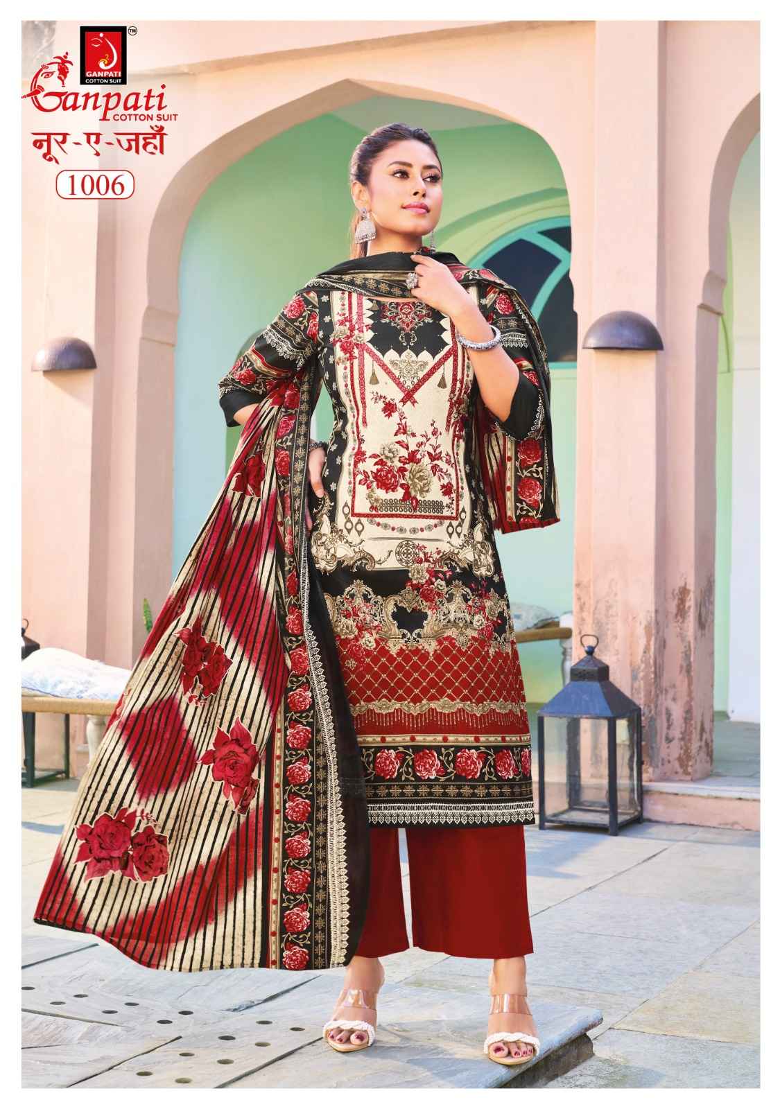 Ganpati Noor E Jahan Vol 1 Readymade Cotton Dress 8 pcs catalogue