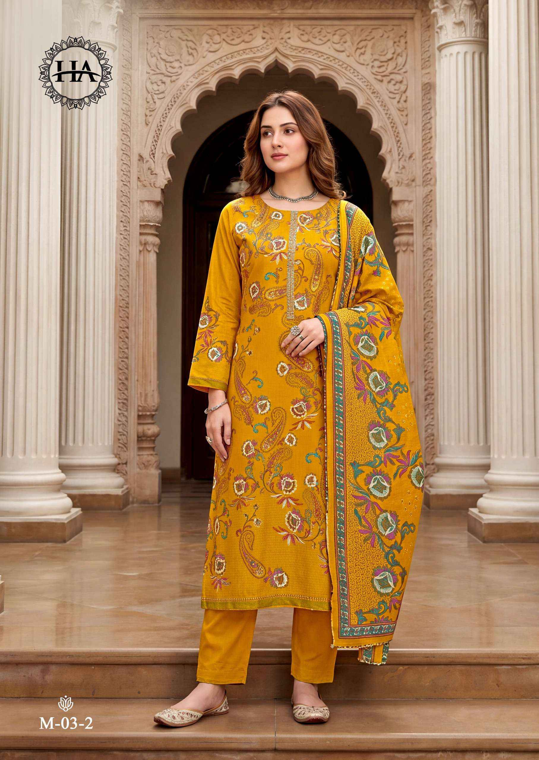 Harshit Fashion Bosco Jam Cotton Dress Material 6 pcs Catalogue