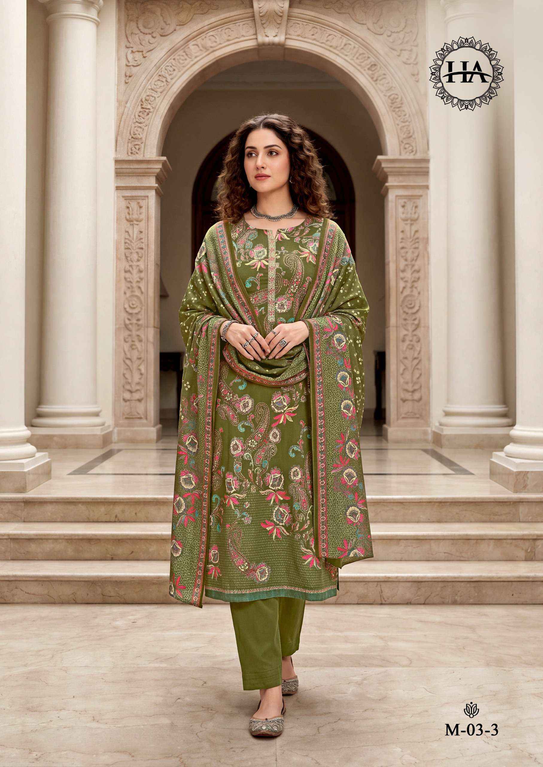Harshit Fashion Bosco Jam Cotton Dress Material 6 pcs Catalogue