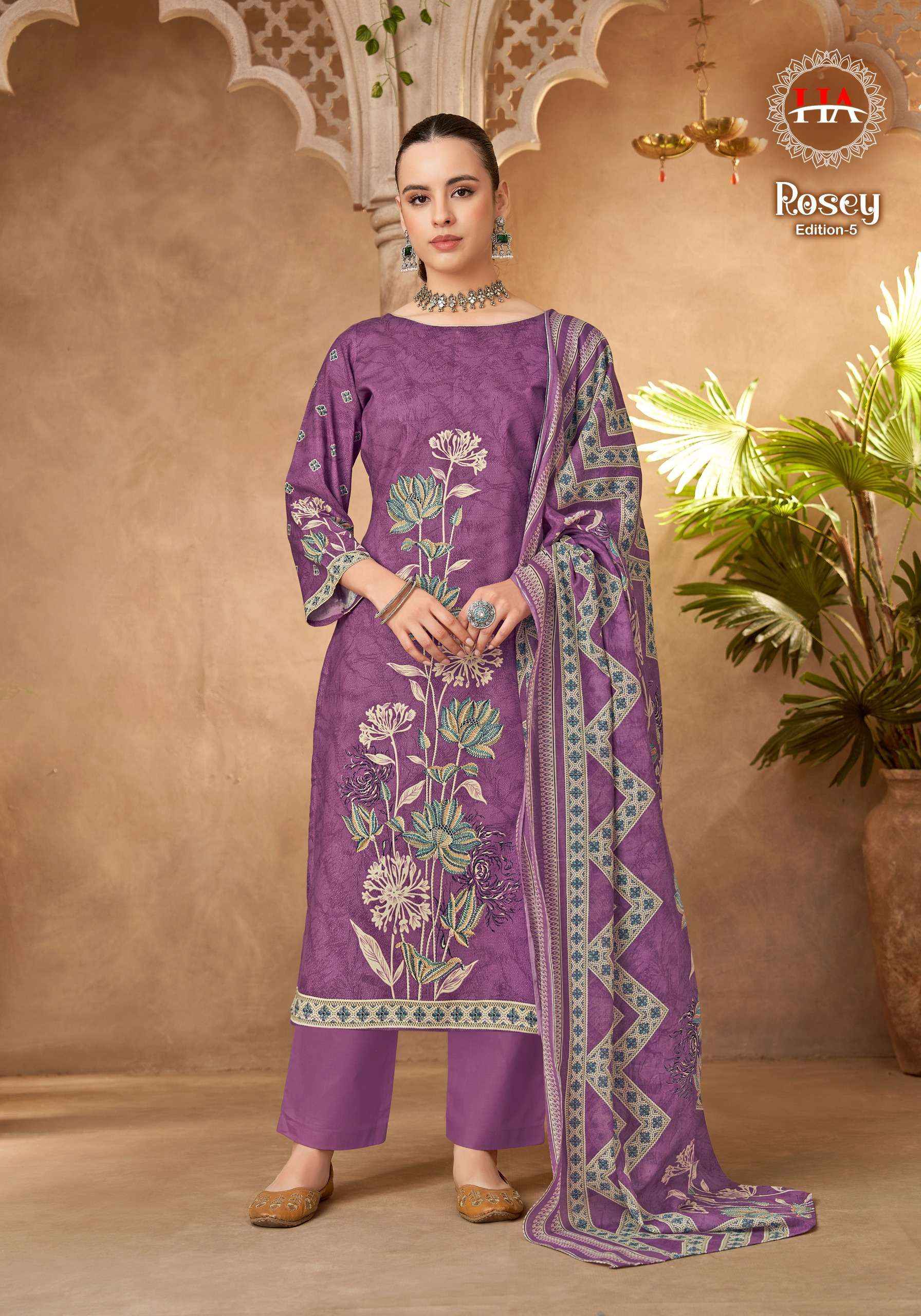 Harshit Fashion Rosey Edition 5 Jam Cotton Dress Material 6 pcs Catalogue