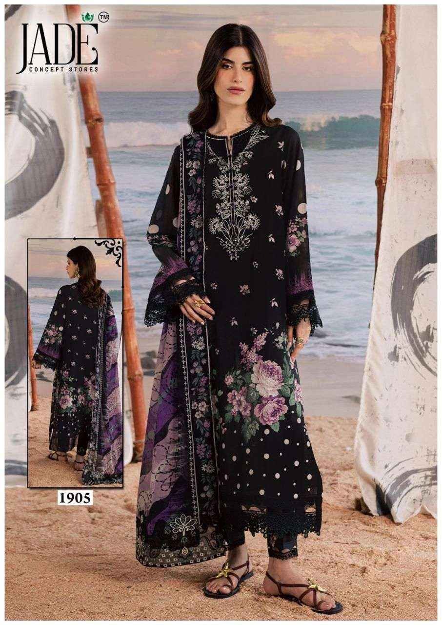 Jade Bin Saeed Heavy Luxury Vol 19 Cotton Dress Material 6 pcs Catalogue