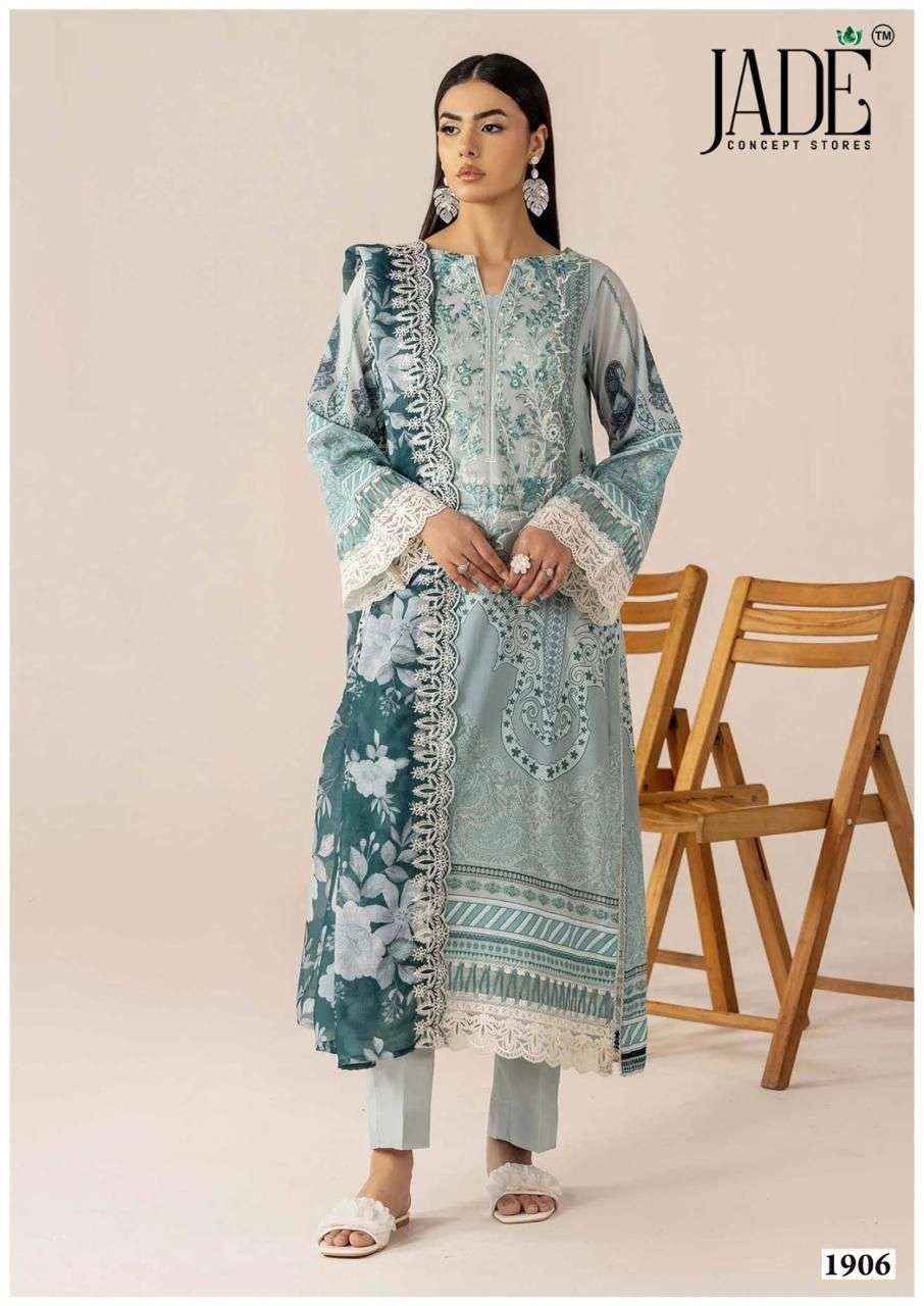 Jade Bin Saeed Heavy Luxury Vol 19 Cotton Dress Material 6 pcs Catalogue