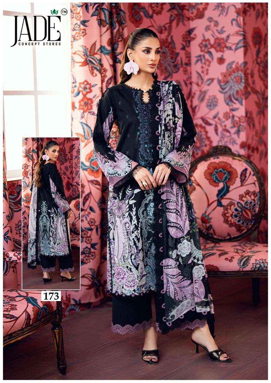Jade Chevron Vol 18 Readymade Cotton Dress 6 Pc Catalog