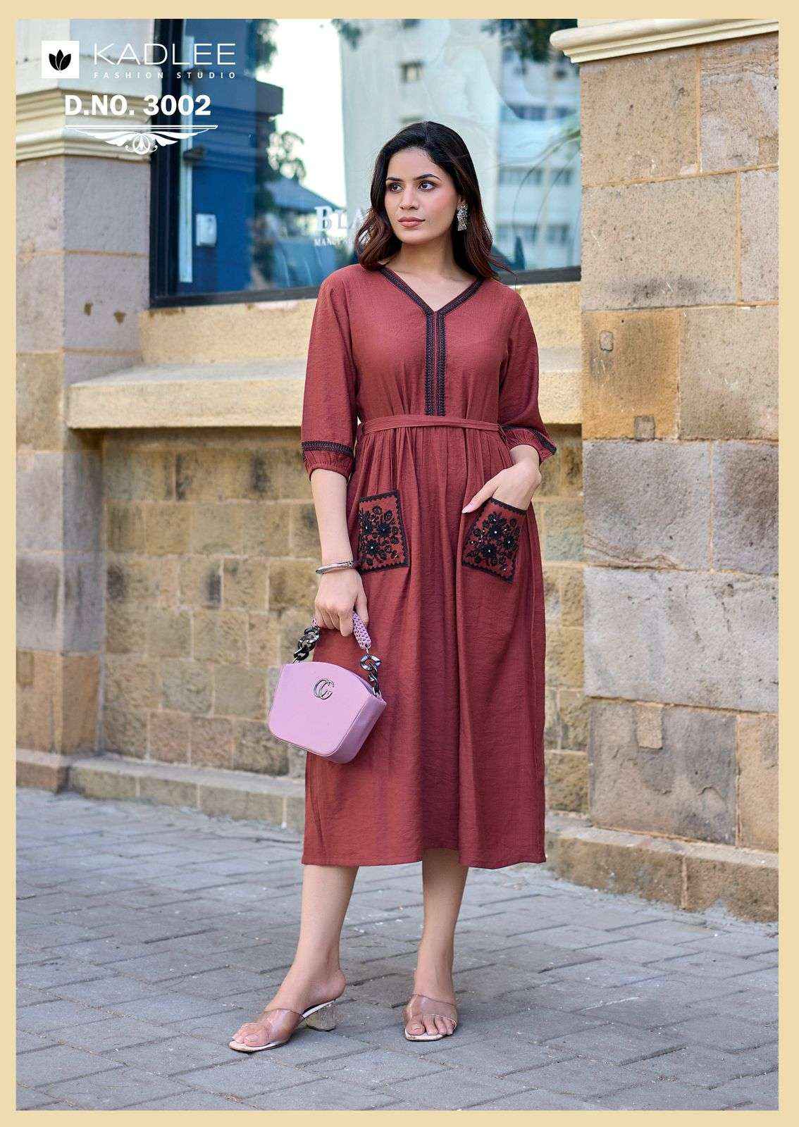 Kadlee Aleena Viscose Gown 5 pcs Catalogue