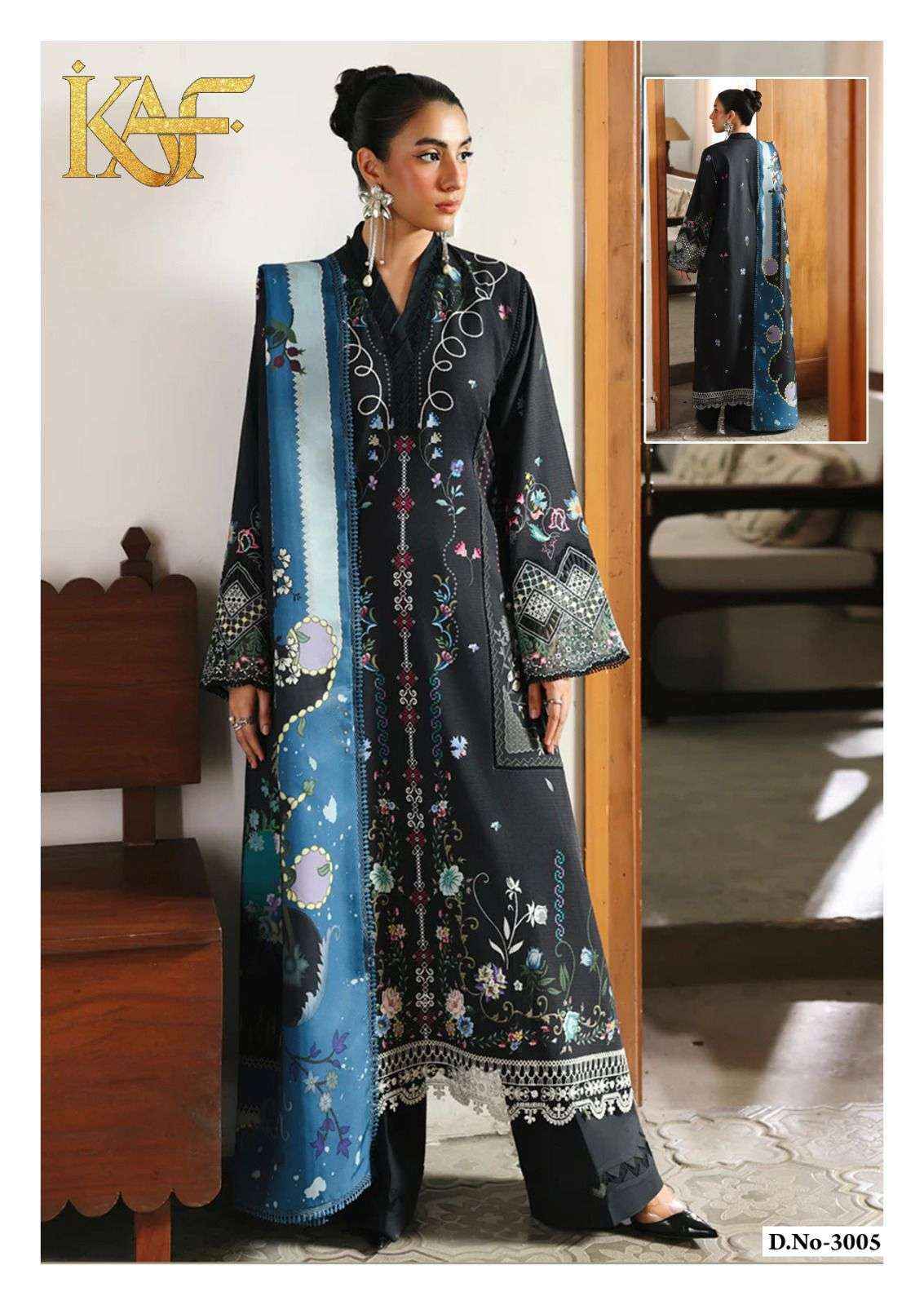 KAF Fabric Evayra Gulaal Vol 3 Cotton Dress Material 6 Pc Catalouge