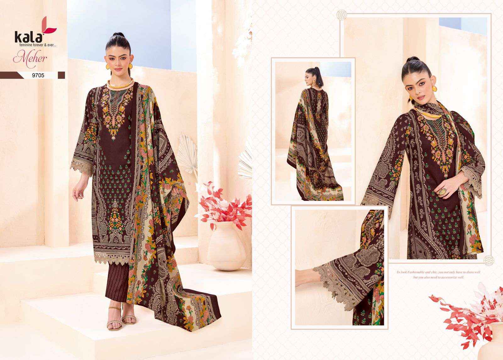 Kala Meher Vol 12 Cotton Dress Material 12 pcs Catalogue