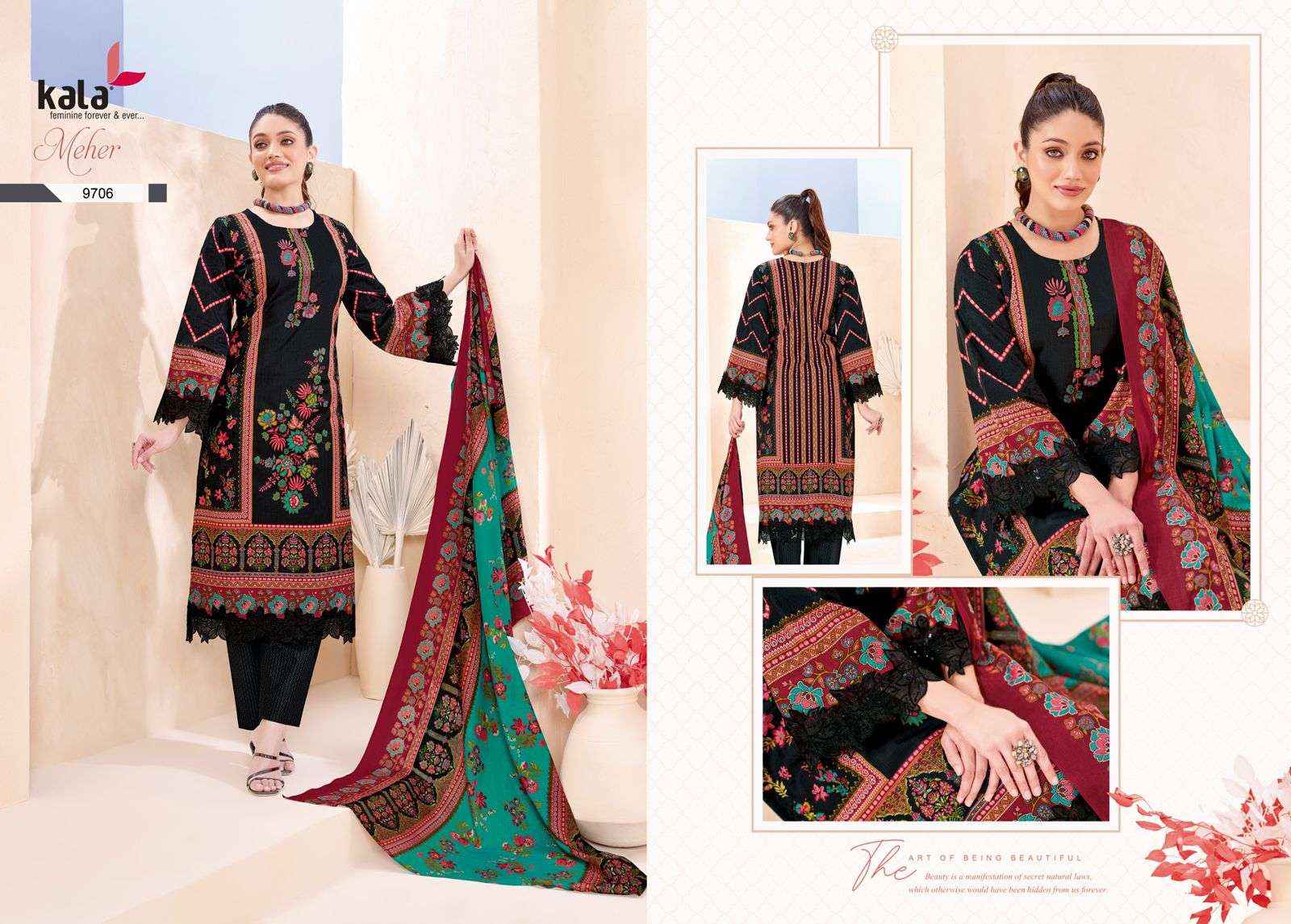 Kala Meher Vol 12 Cotton Dress Material 12 pcs Catalogue