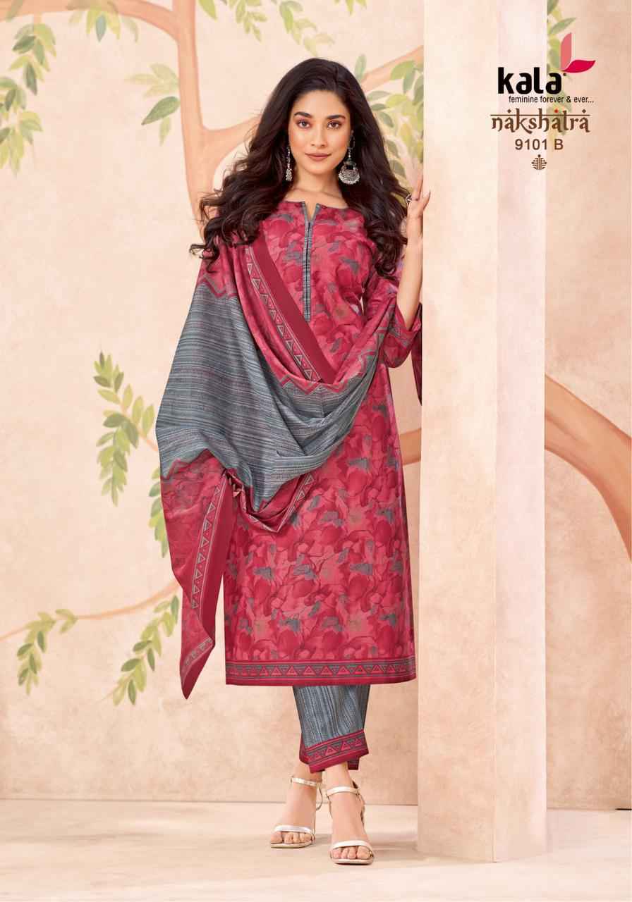 Kala Nakshatra Vol 5 Cotton Dress Material 12 pcs Catalogue