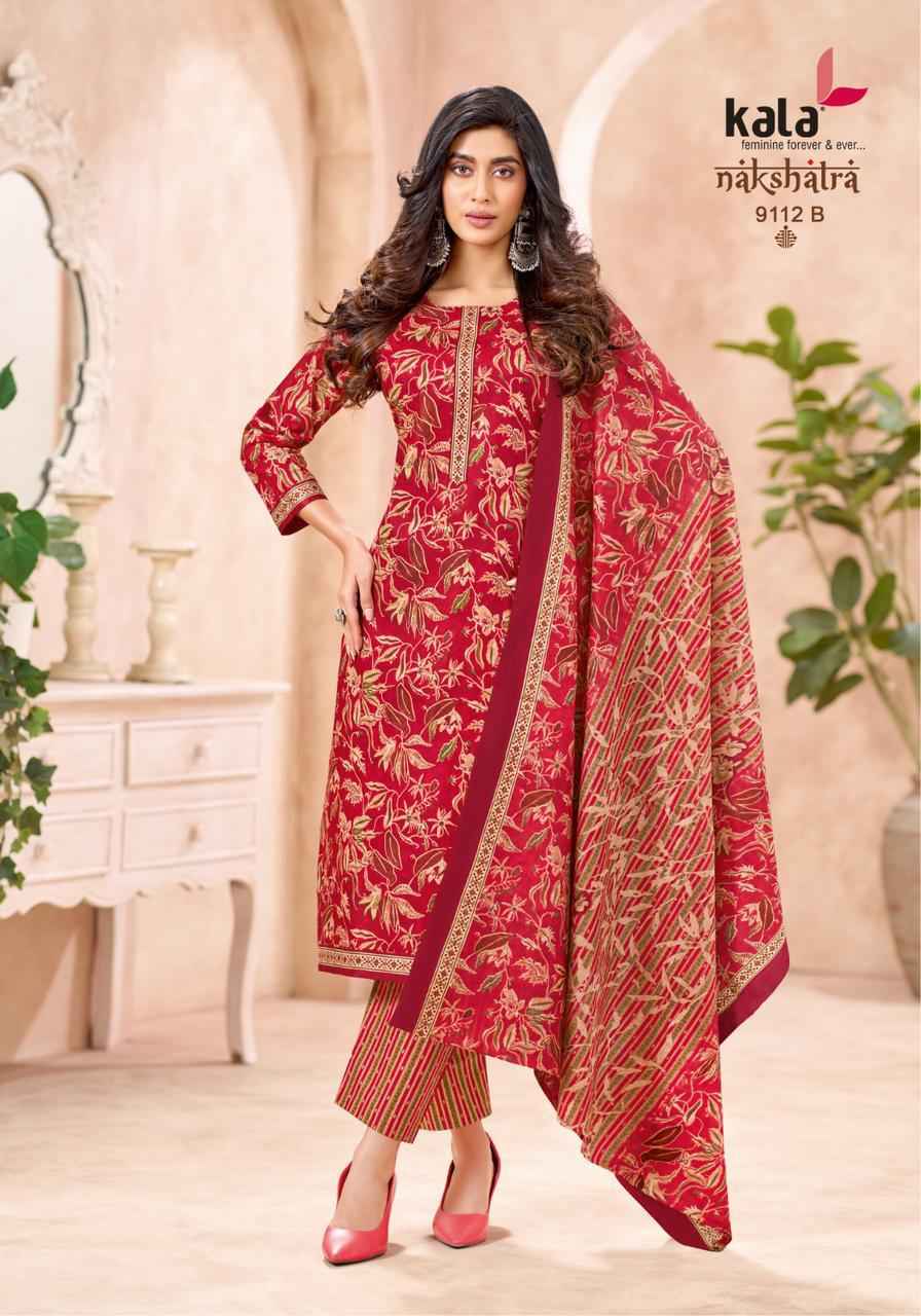 Kala Nakshatra Vol 5 Cotton Dress Material 12 pcs Catalogue