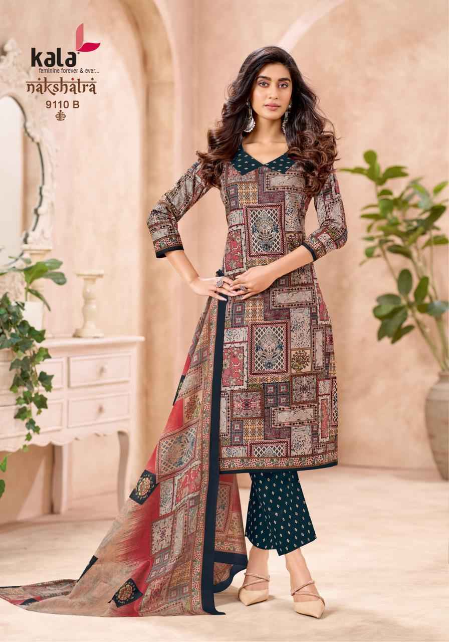 Kala Nakshatra Vol 5 Cotton Dress Material 12 pcs Catalogue