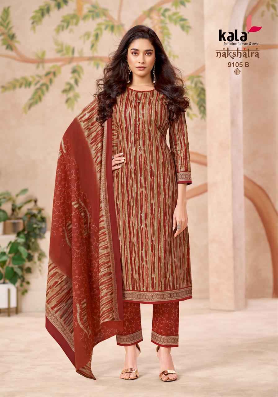 Kala Nakshatra Vol 5 Cotton Dress Material 12 pcs Catalogue