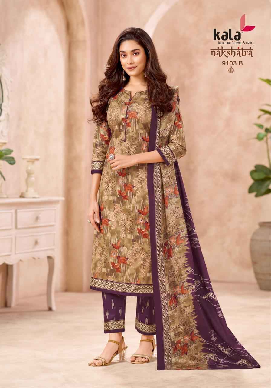 Kala Nakshatra Vol 5 Cotton Dress Material 12 pcs Catalogue