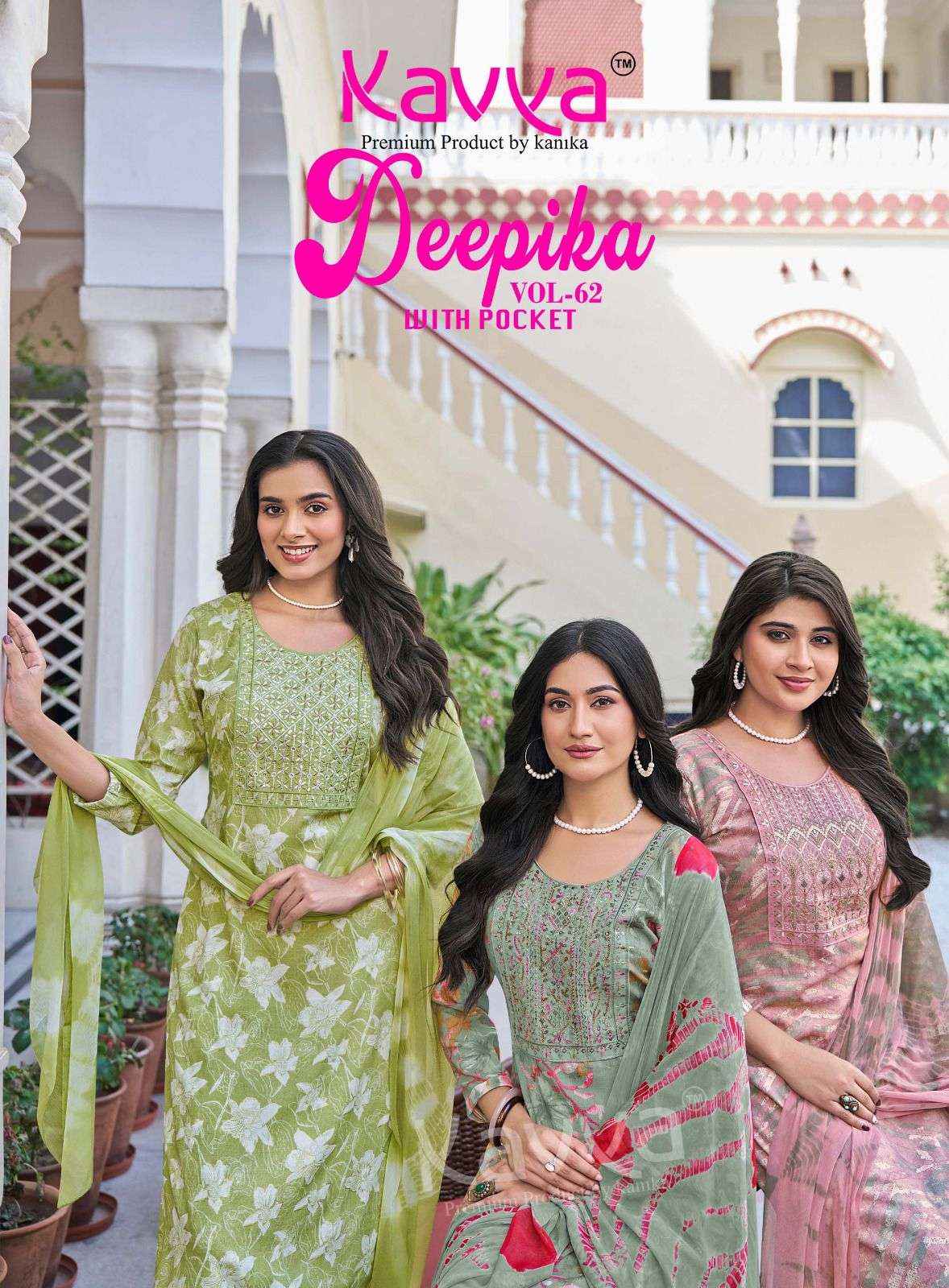Kavya Deepika Vol 62 Capsule Kurti Combo 10 pcs Catalogue