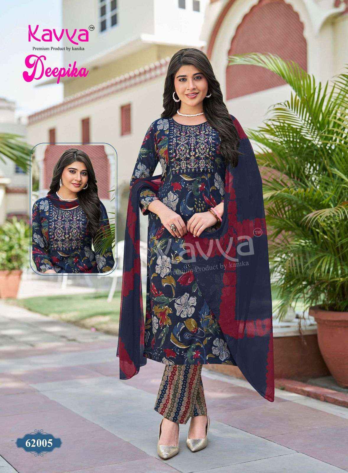Kavya Deepika Vol 62 Capsule Kurti Combo 10 pcs Catalogue