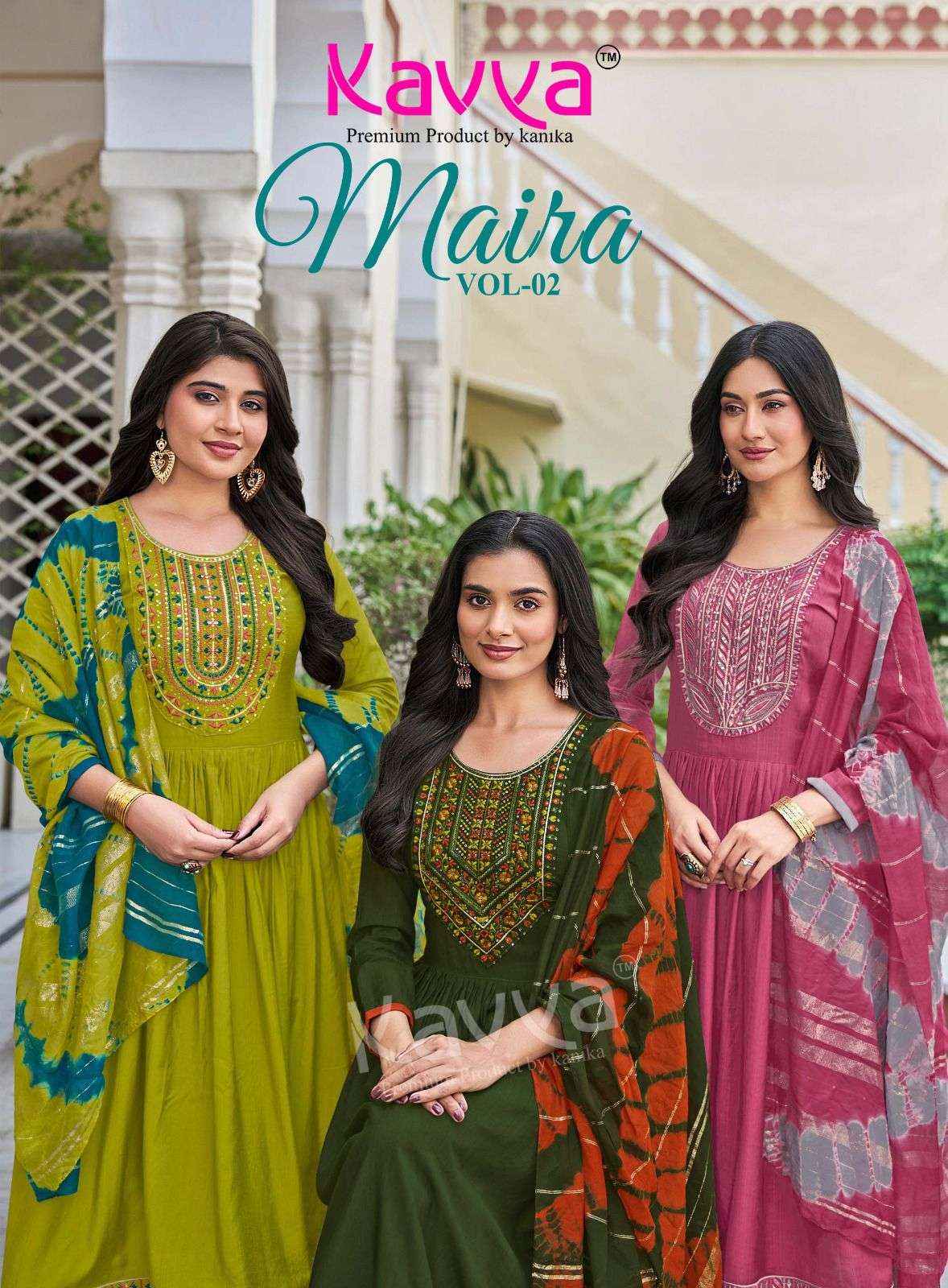 Kavya Maira Vol 2 Chanderi Silk Kurti Combo 10 pcs Catalogue
