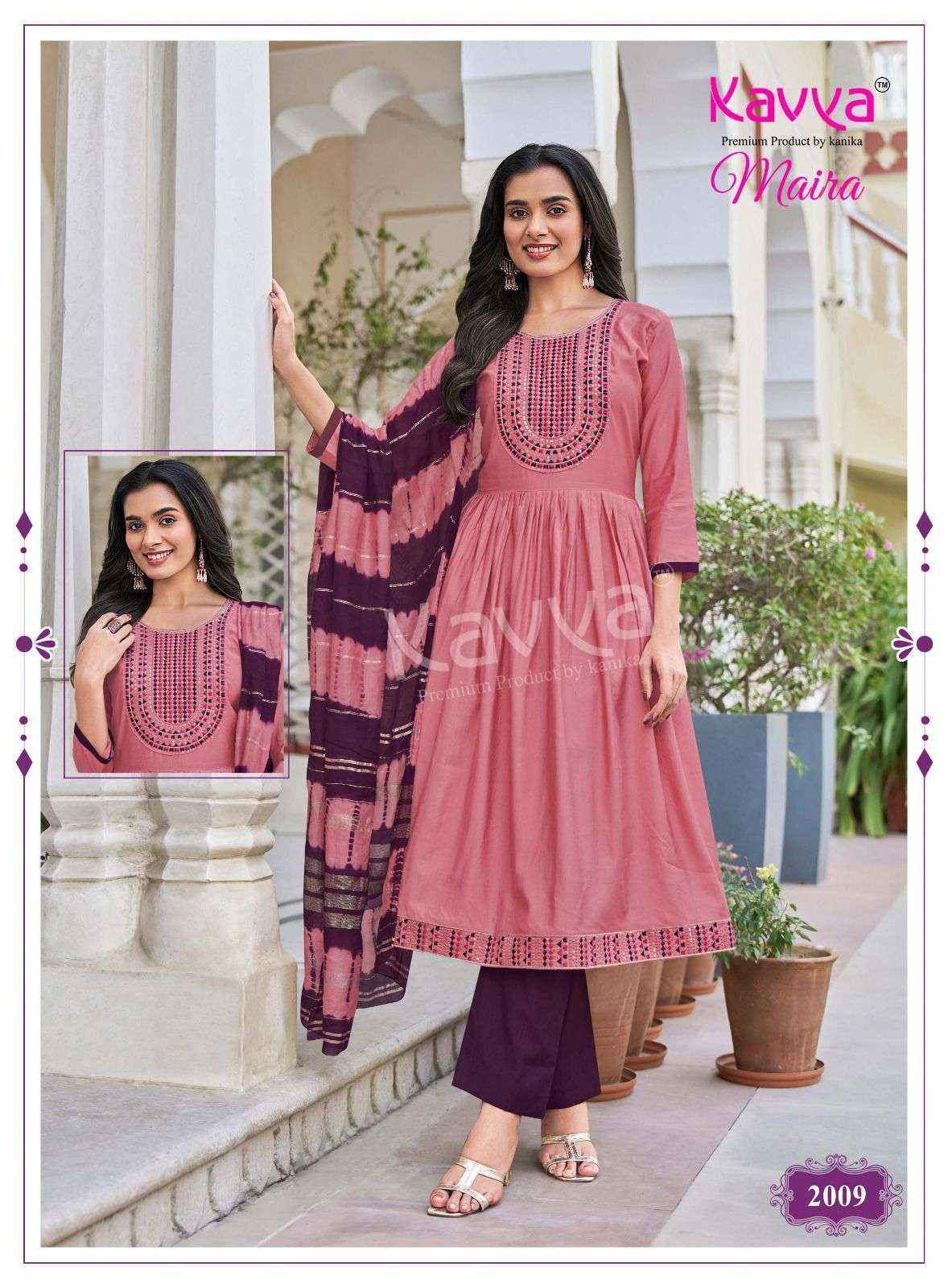 Kavya Maira Vol 2 Chanderi Silk Kurti Combo 10 pcs Catalogue