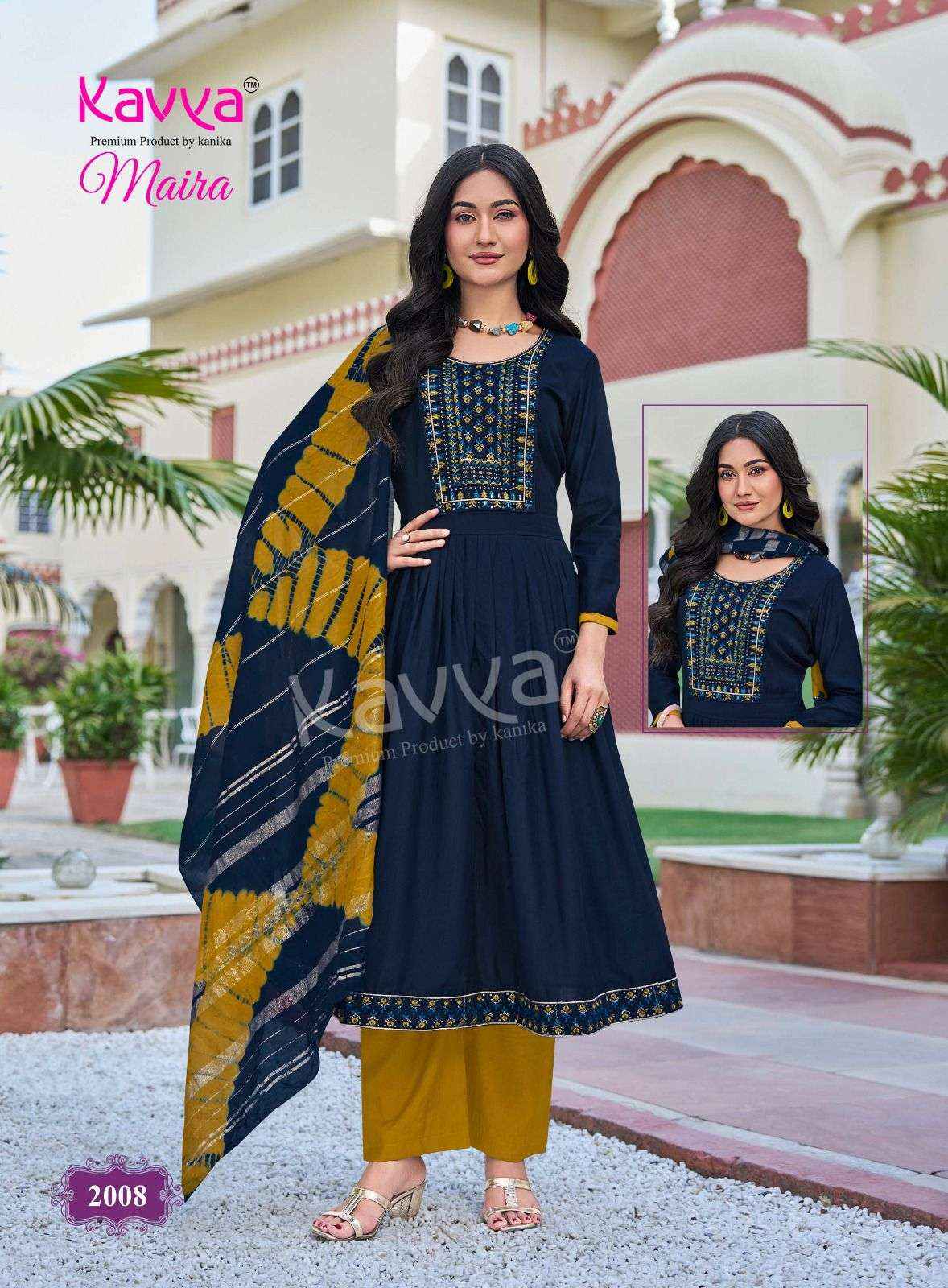 Kavya Maira Vol 2 Chanderi Silk Kurti Combo 10 pcs Catalogue
