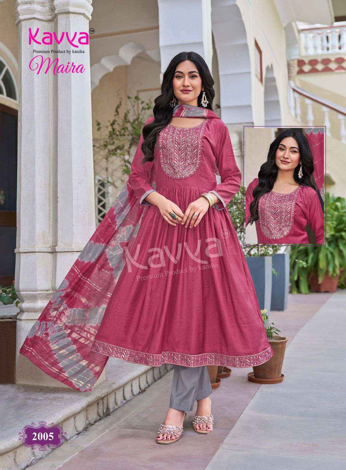 Kavya Maira Vol 2 Chanderi Silk Kurti Combo 10 pcs Catalogue