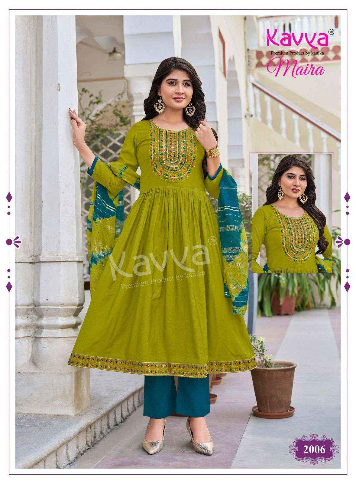 Kavya Maira Vol 2 Chanderi Silk Kurti Combo 10 pcs Catalogue