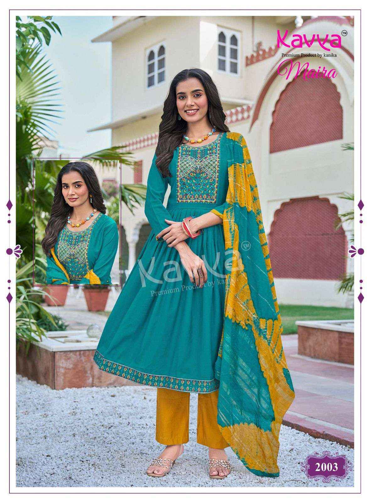 Kavya Maira Vol 2 Chanderi Silk Kurti Combo 10 pcs Catalogue