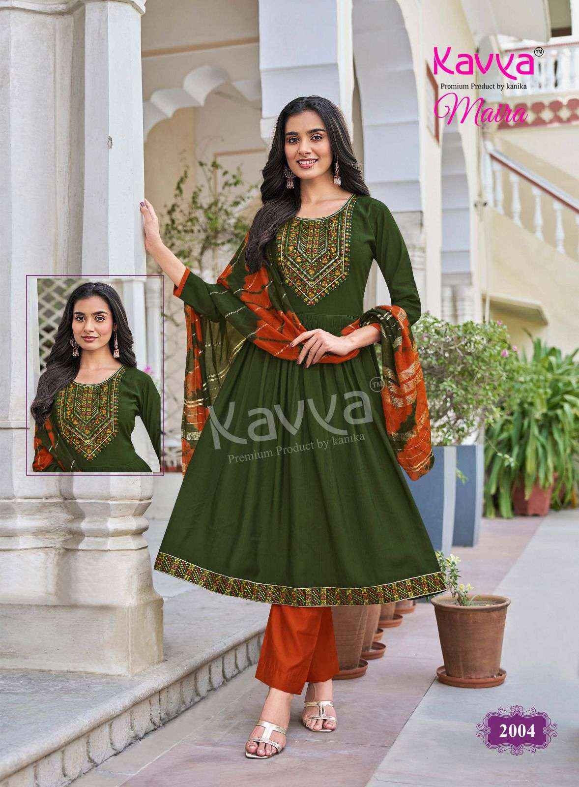 Kavya Maira Vol 2 Chanderi Silk Kurti Combo 10 pcs Catalogue