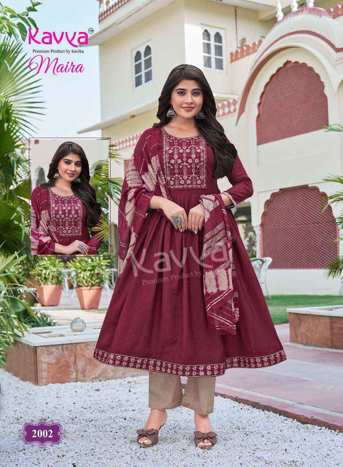 Kavya Maira Vol 2 Chanderi Silk Kurti Combo 10 pcs Catalogue