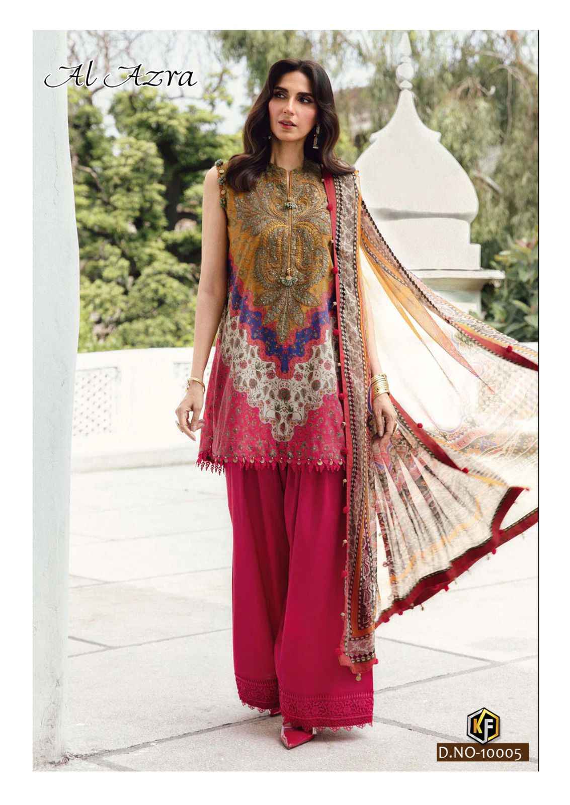 Keval Fab Al Azara Vol 10 Readymade Cotton Dress 6 pcs Catalogue