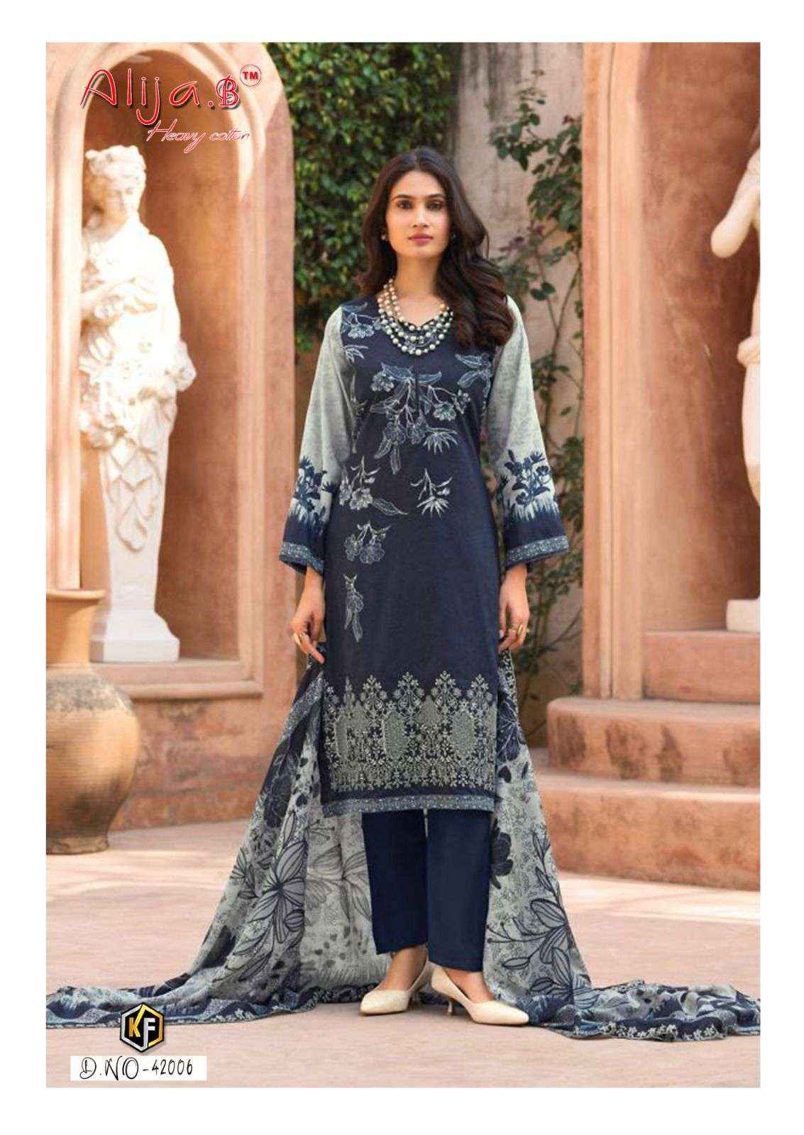 Keval Fab Alija B Vol 42 Cotton Dress Material 6 pcs Catalogue