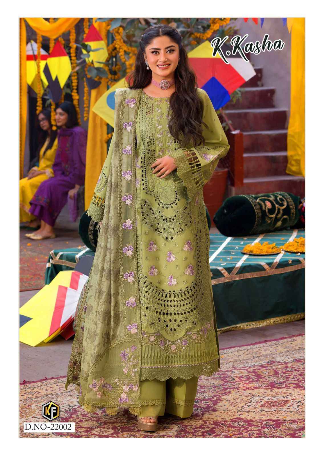 Keval Fab K Kasha Vol 22 Cotton Dress Material 6 pc Cataloge