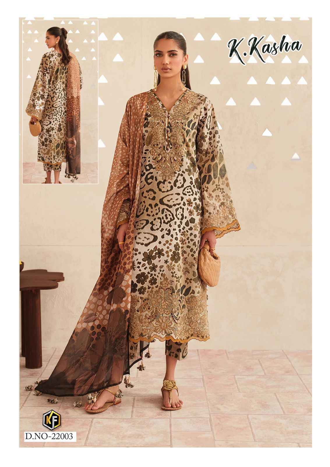 Keval Fab K Kasha Vol 22 Cotton Dress Material 6 pc Cataloge