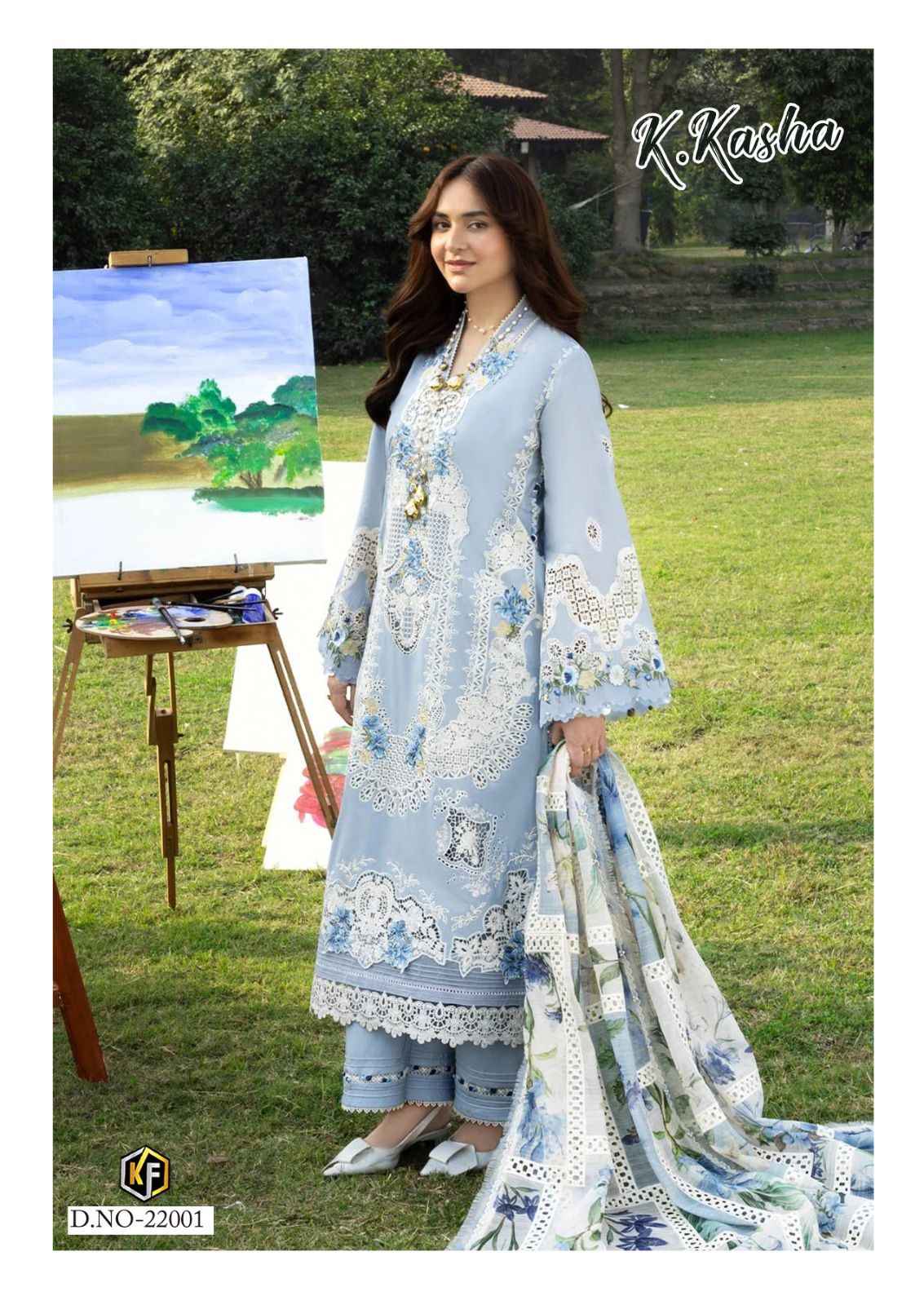 Keval Fab K Kasha Vol 22 Cotton Dress Material 6 pc Cataloge