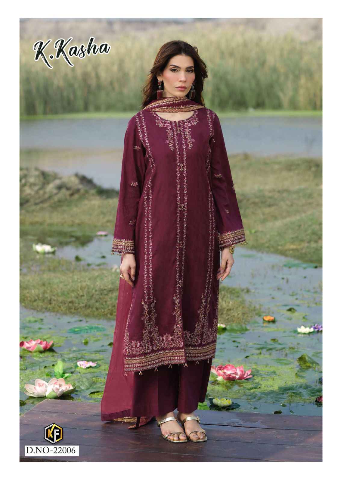 Keval Fab K Kasha Vol 22 Cotton Dress Material 6 pc Cataloge