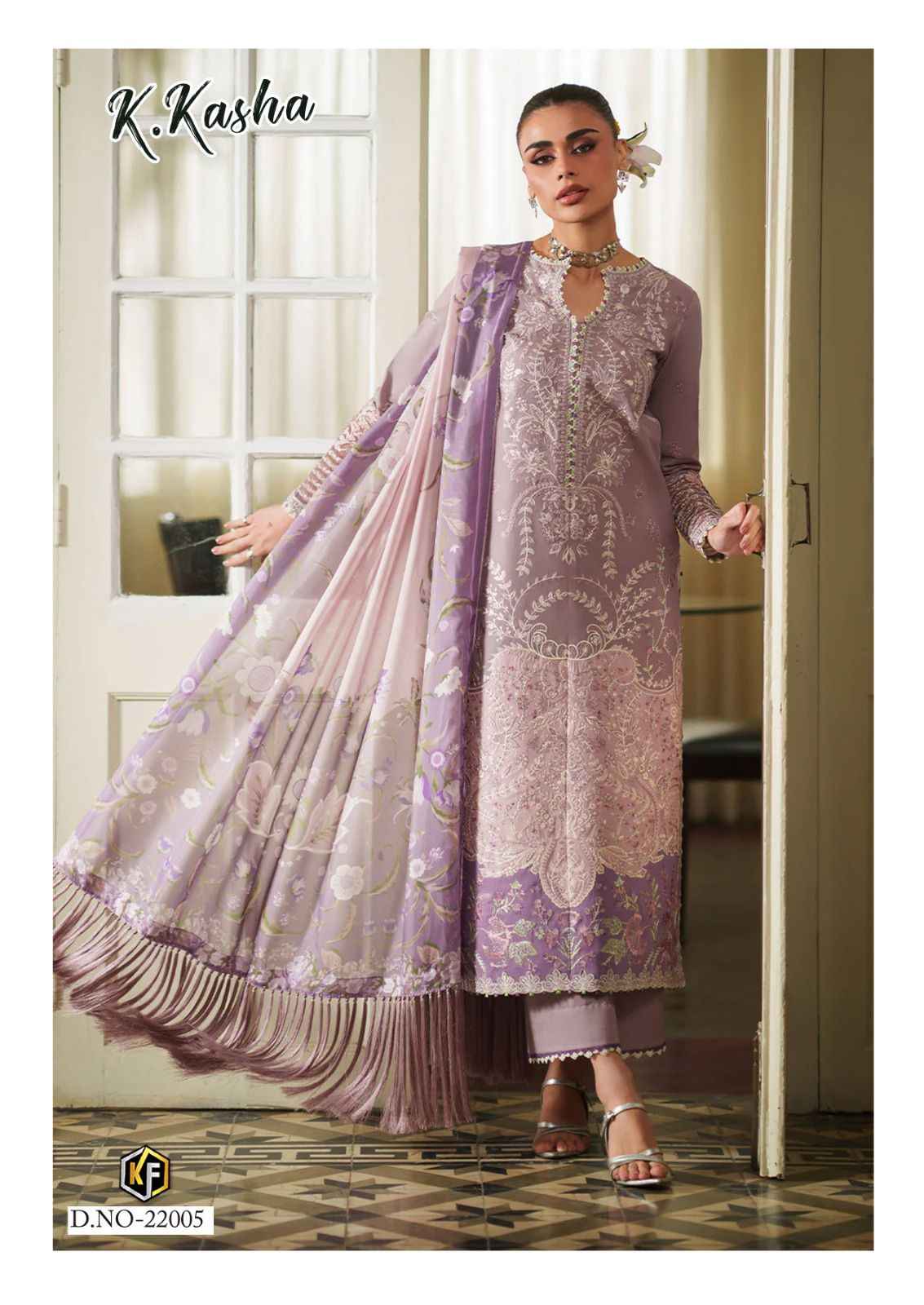 Keval Fab K Kasha Vol 22 Cotton Dress Material 6 pc Cataloge