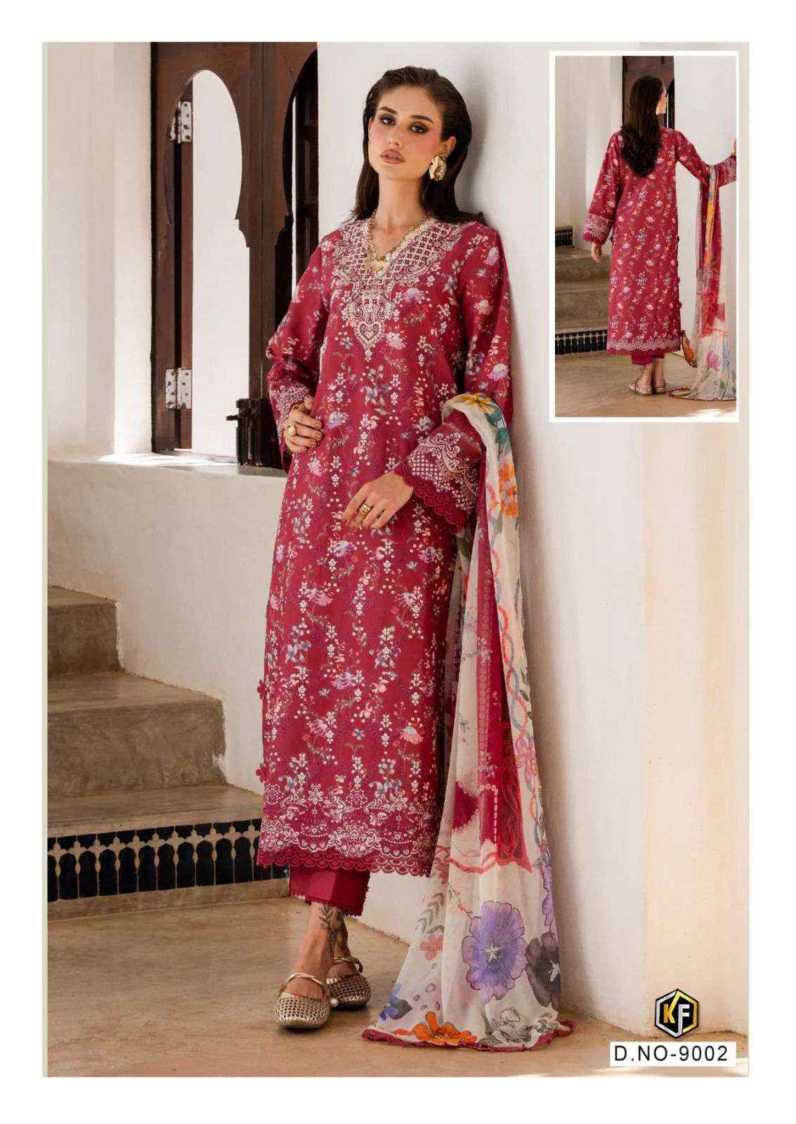 Keval Fab Qurbat Nx Vol 9 Cotton Dress Material 6 pc Cataloge
